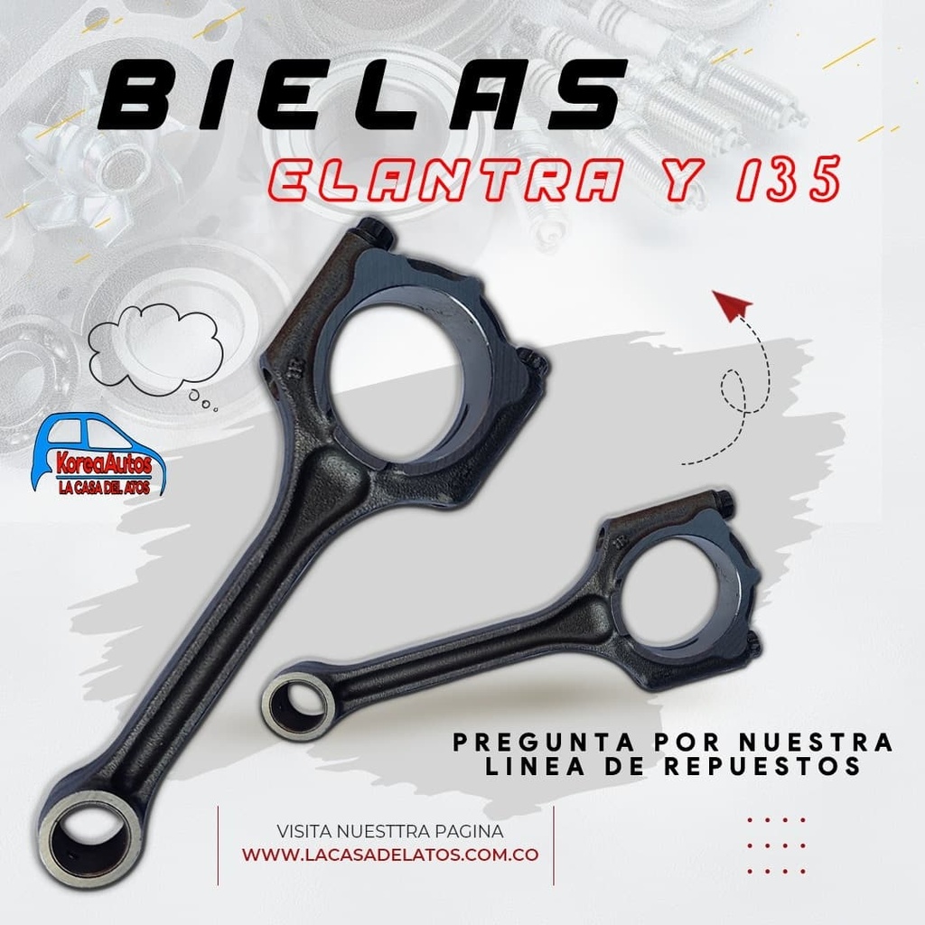 Biela Hyundai Elantra I35 Gls 2010- 2014  23510 2E100