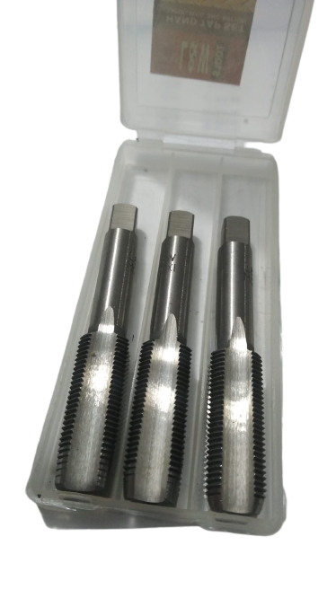 JUEGO MACHOS EN ACERO CARBON 3 PIEZAS M12X1.0