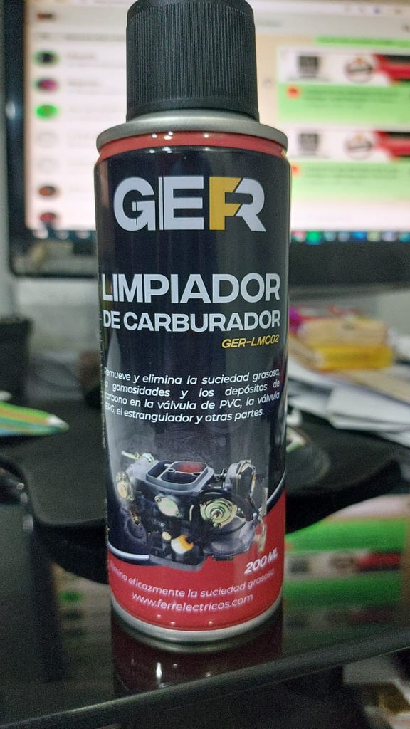 LIMPIADOR DE CARBURADOR 200ML GER