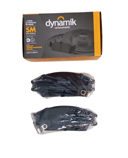 PASTILLA FRENO ACCENT VERNA GYRO GETZ EXCEL DELANTERAS DNK7293D440SM MARCA DYNAMIK