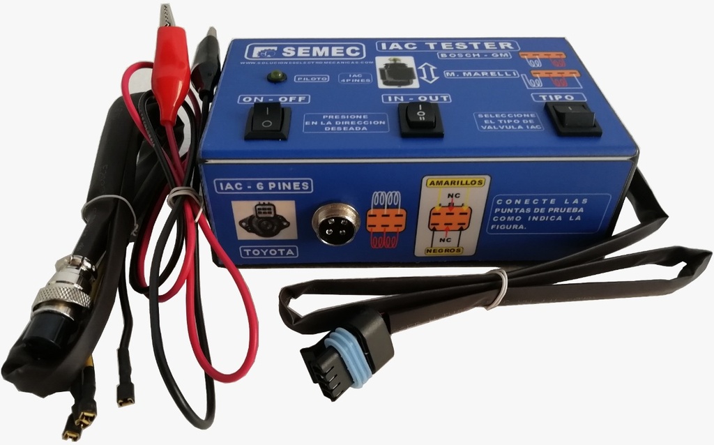 PROBADOR VALVULAS IAC 4 Y 6 PINES
