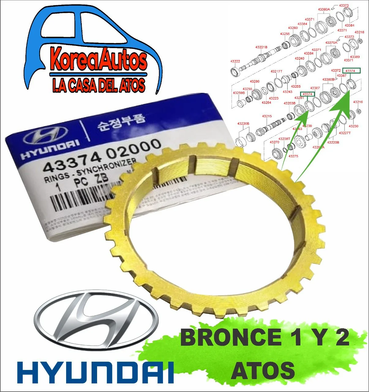Bronce 1-2 De Atos  4337402000