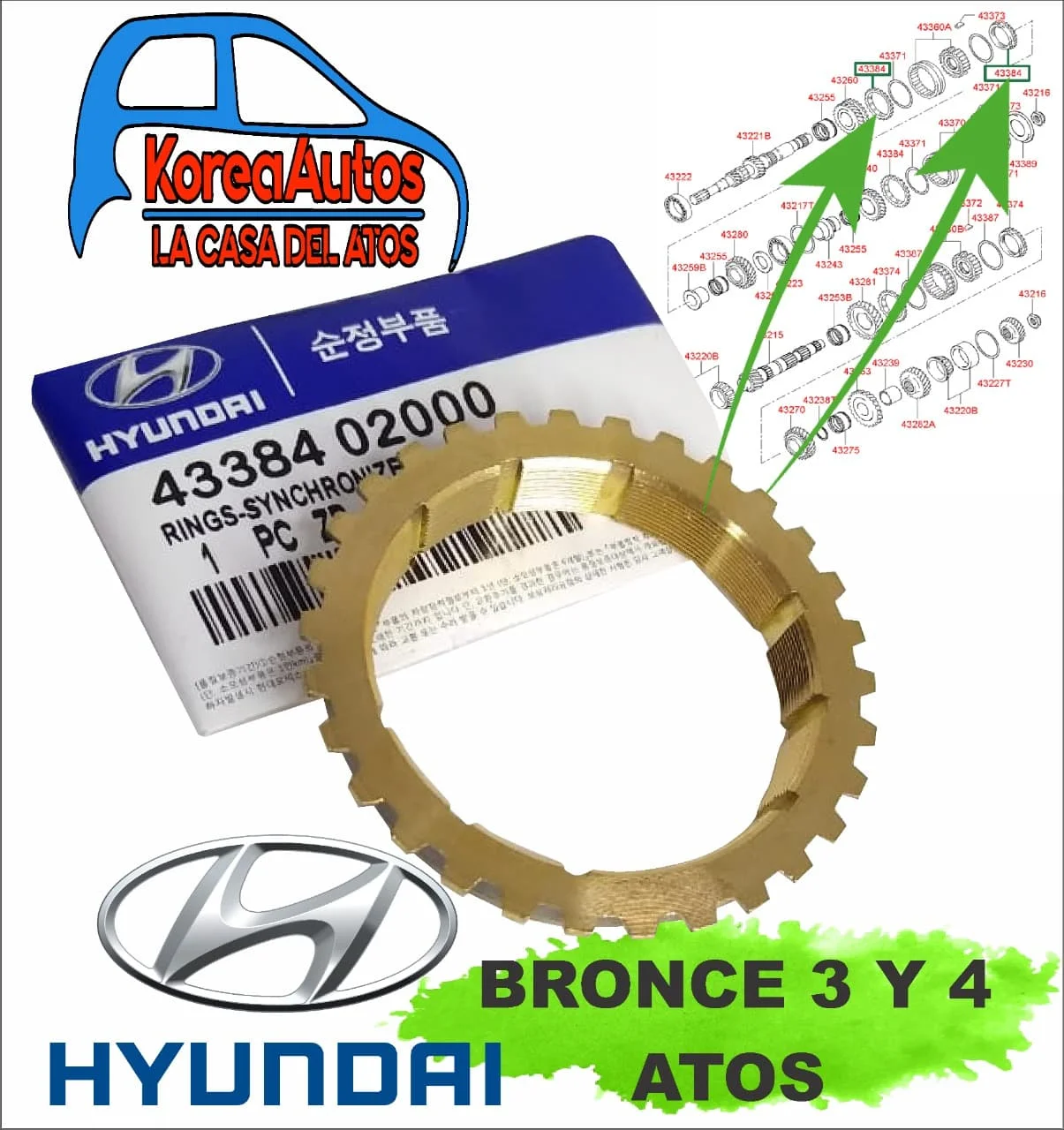 Bronce 3Ra-4Ta Atos  4338402000
