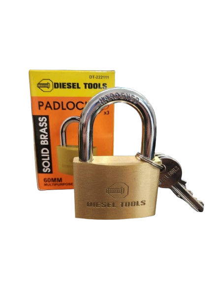 [X11795] Candado Diesel Tools Bronce Dorado 60 Mm 11331