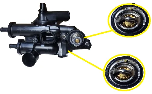 [1007] CARCAZA TERMOSTATO DODGE JOURNEY CON 2 TERMOSTATOS 04884568AE