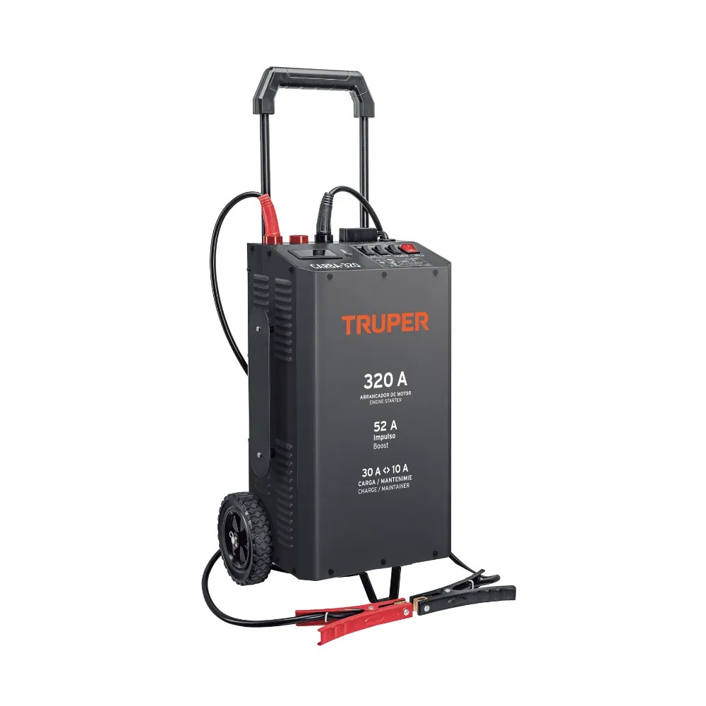 Cargador De Bateria 320A Con Arrancador, 12V Y 24V Truper