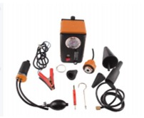 PROBADOR DE FUGAS POR HUMO MAQUINA PARA DETECTAR FUGAS EN EL SISTEMA DE ADMISION ESCAPE  REFRIGERACION Y MOTOR  DE VEHICULO 