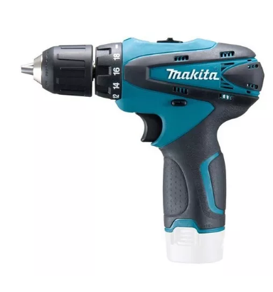 DESTORNILLADOR MAKITA DF330D+JUEGO DE HERRAMIENTAS + BATERIA 18V LI-ION  X108851