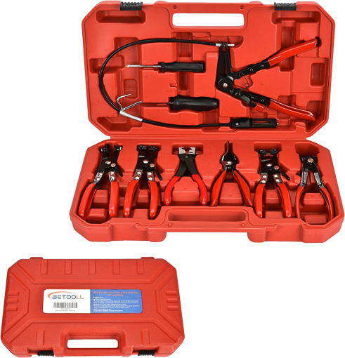 KIT ALICATE ABRAZADERA CABLE FLEXIBLE CONJUNTO DE 9 PCS - x000vmcah9