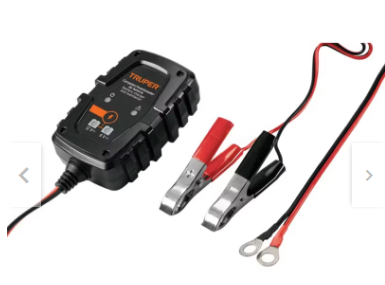 CARGADOR DE 1 A PARA BATERIAS DE 6 Y12V - TRUPER
