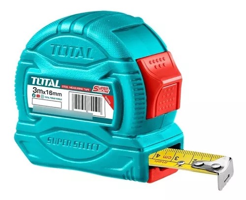 Cinta Metrica Y Pulgadas Abs 3Mx16Mm Con Freno Tmt34316