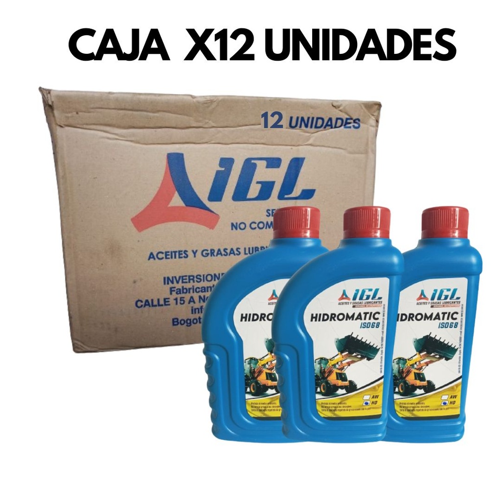 Combo Caja  Aceite Hidraulico Caja Automatica  Iso 68 Por 1/4  H1268Hd