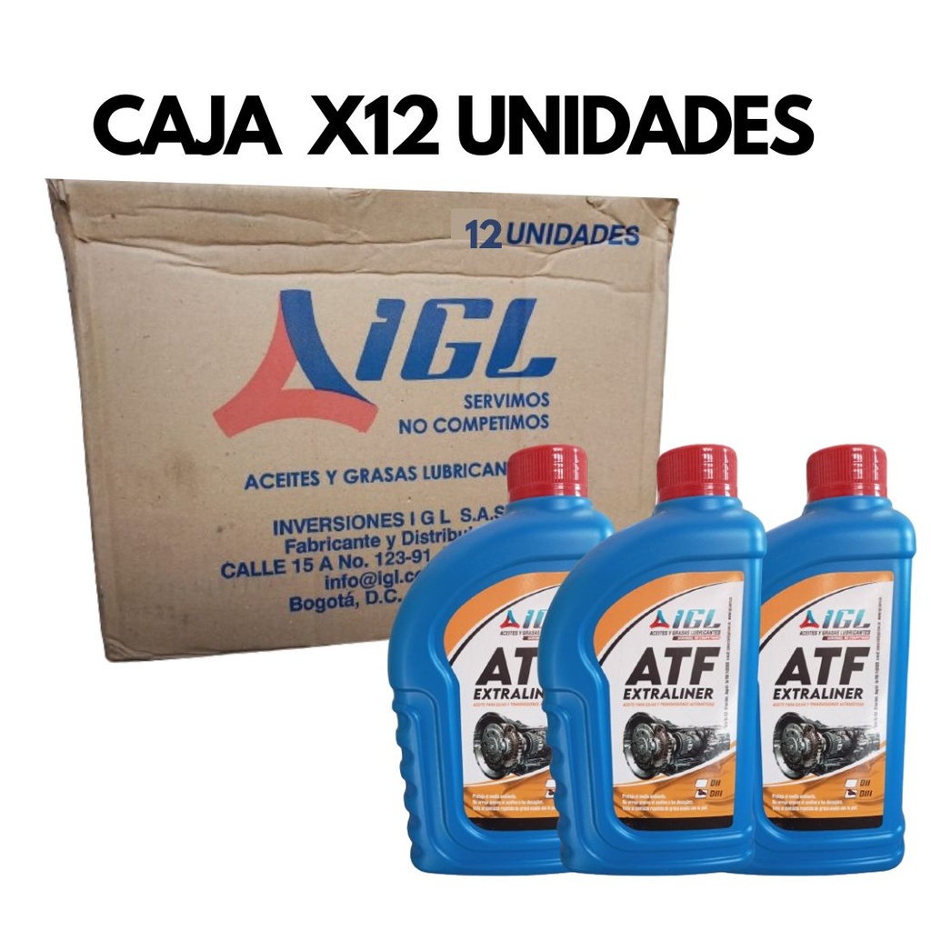 [C9129A] Combo Caja Aceite Caja Automatica Transmision Atf Iii Por 1/4 Por 12 Und - Igl  A13Atfc