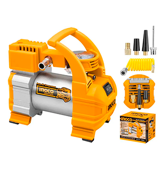 Compresor Automotriz 10A 140Psi 35L/Min Luz Led - Aac1408