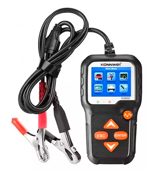 [KW650] COMPROBADOR DE BATERIA DE COCHE Y MOTOCICLETA