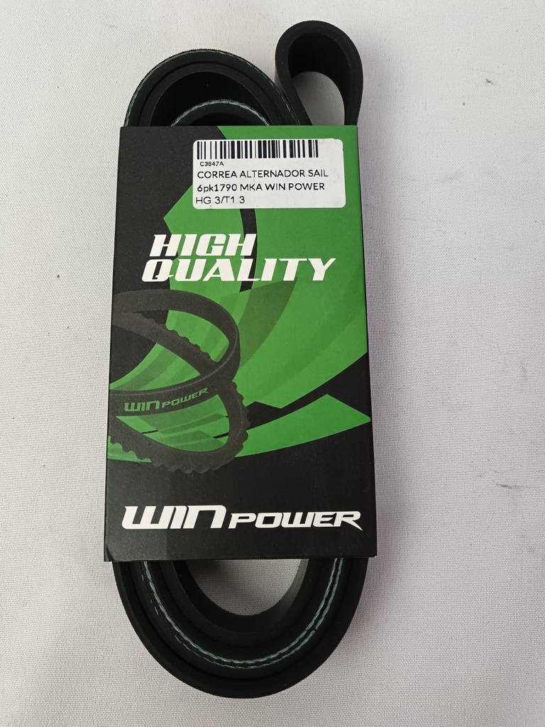 [C7156] Correa Alternador Tucson New Sportage 2.0 Marca Win Power 6Pk1510 (25212-27010)