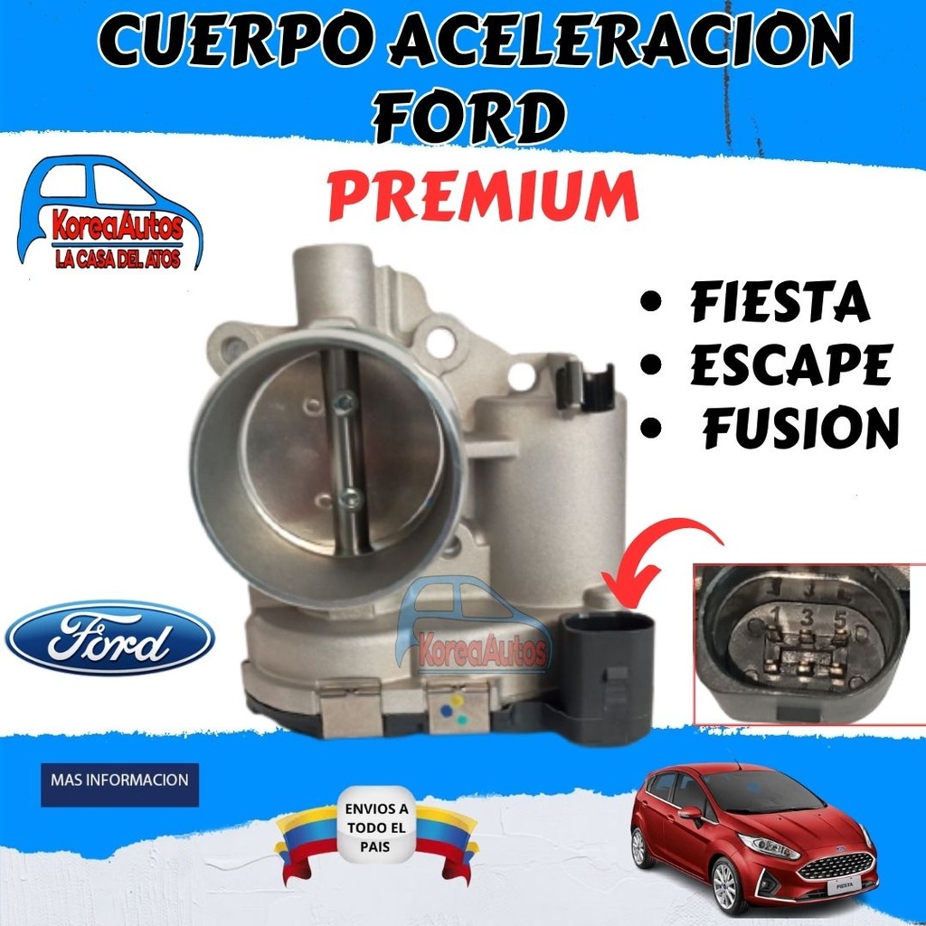 Cuerpo Aceleracion Ford Fiesta 2014-2015/Escape 2013-2015/Fusion 2013-2015 Premium  Lrd-Tb173