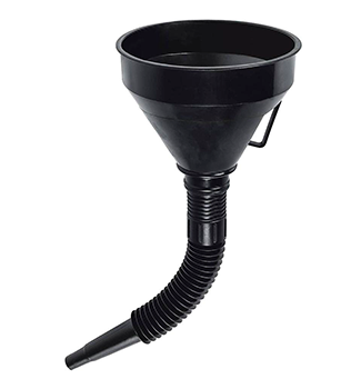 Embudo Plastico Flexible Con Filtro 5"