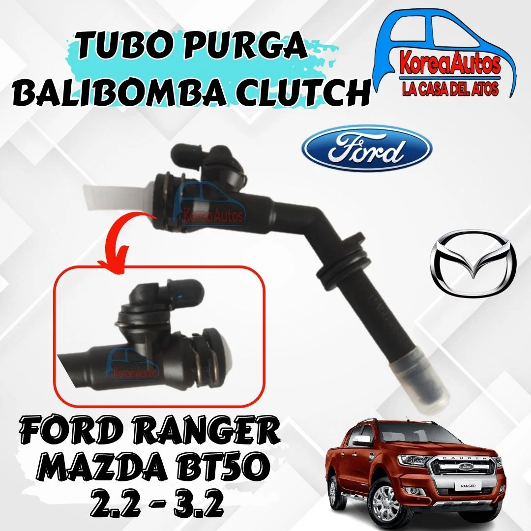 [90163] TUBO PURGA BALIBOMBA CLUTCH FORD RANGER MAZDA BT50 2.2-3.2  AB39-7C560-AB