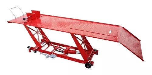 [X11705] Grua Neumatica Para Moto De 800Lb I.O Company - 2192A