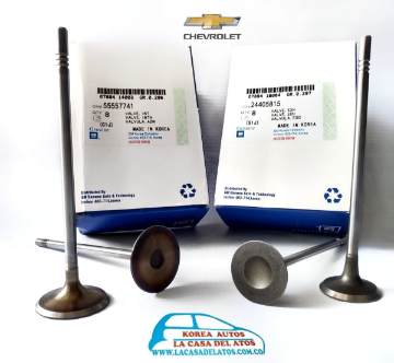 [3042] VALVULAS ESCAPE TRACKER CRUZE CHEVROLET JUEGO POR 8 UNIDADES  24405815