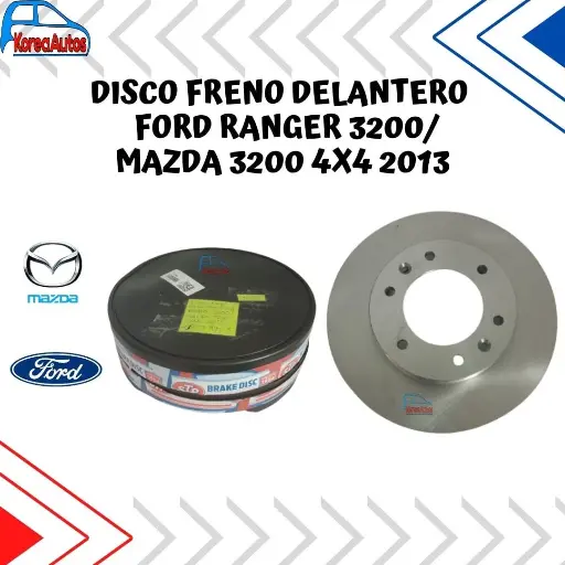 [90198] DISCO FRENO DELANTERO  FORD RANGER 3200/ MAZDA 3200 4X4 2013  9958312