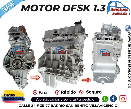[11322] MOTOR NUEVO DFSK 1.375 - DK13-06 KORTECH 