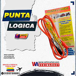 [2307] PUNTA LOGICA PULSOR VERDE Y ROJO 6V 12V 24V