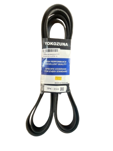 [C10226] CORREA ACCESORIOS FORD RANGER 3.2 14/BT50 MARCA YOKOZUNA 06451 7PK 3103