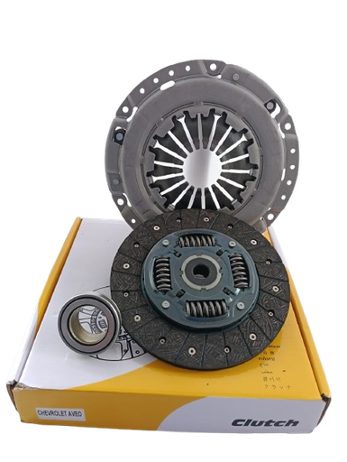 [90333] KIT CLUTCH CHEVROLET AVEO SET 3 PCS MOTOR-0740 PRENSA DISCO Y BALINER 