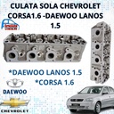 CULATA CORSA 1.6 DAEWOO LANOS RACER CIELO 1.5 MKA REFAX 8000778