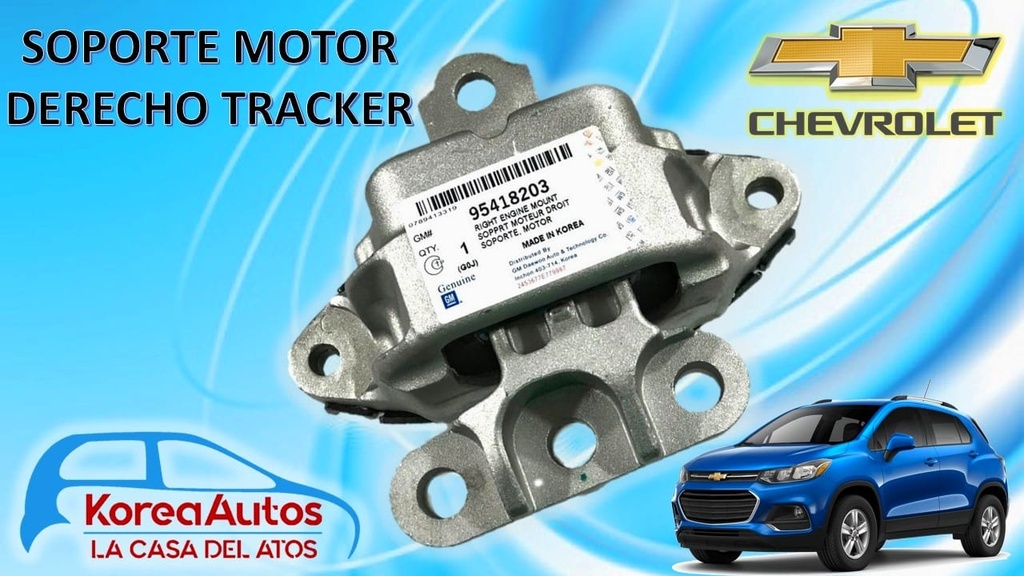 SOPORTE MOTOR RH. CHEV. TRACKER 13/20  MK STAR PARTS 95418203