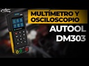 MULTIMETRO PANTALLA DIGITAL VOLTIMETRO AMPERIMETRO PROBADOR RESISTENCIA MOLPARTES - DM303-9100