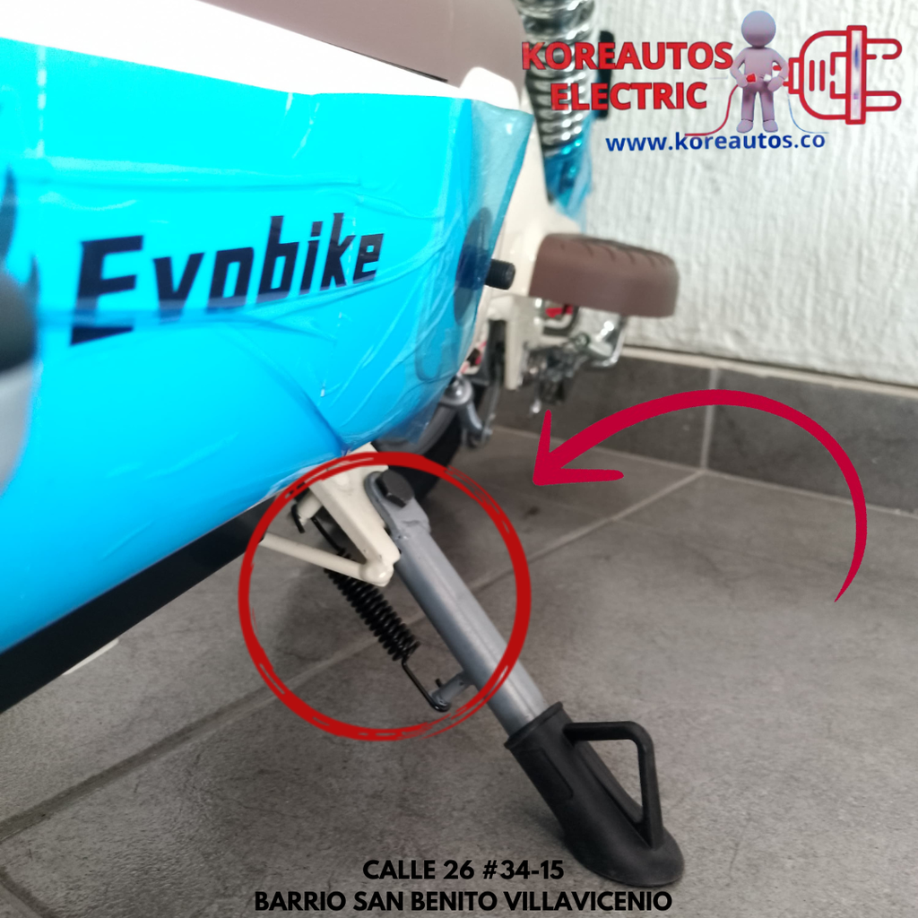 RESORTES PARA PATA SOPORTE MOTO BICIMOTOS ELECTRICAS EVOBIKE NUEVO 