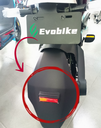 REFLECTIVO ROJO GUARDABARRO TRASERO AGUILA EVOBIKE, ROADMASTER, RAPTOR MOBULAA 