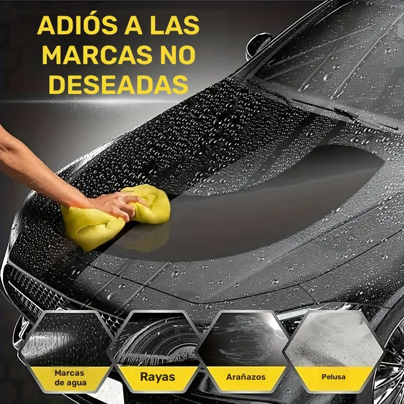 TOALLA CHAMOIS PEQUEÑA SUPER ABSORBENTE NO RAYA NI DEJA RASTROS DE MOTAS, DESHIDRATADA