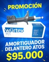 AMORTIGUADOR DELANTERO DERECHO ATOS ACEITE MARCA WURTEX 9944606