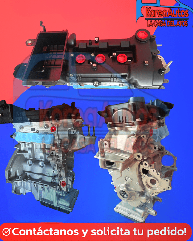 MOTOR NUEVO 7/8 KIA PICANTO ION 1.0 3 PISTONES GASOLINA