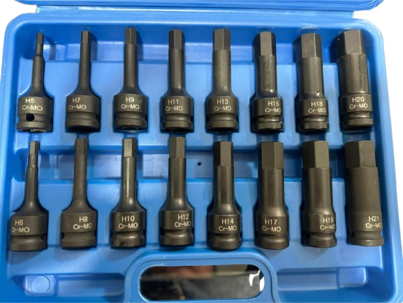 JUEGO DE PUNTAS TORX AZUL X16PCS H16 I.O COMPANY - 3652