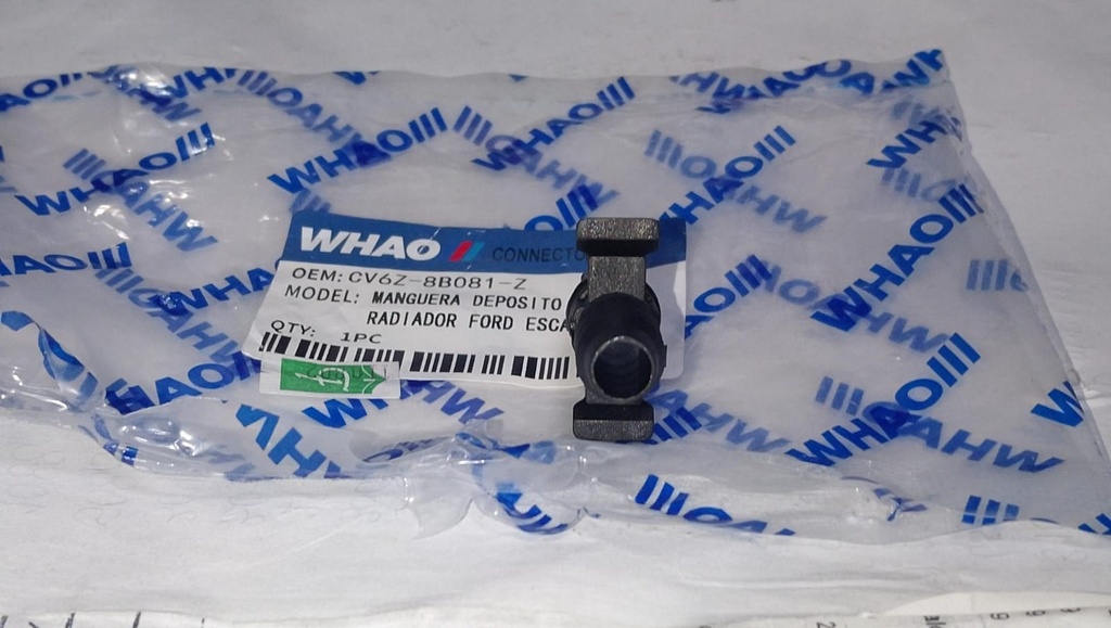PIN  MANGUERA DEPOSITO AUXILIAR RADIADOR FORD ESCAPE/FIESTA MARCA WHAO CV6Z-8B081-Z