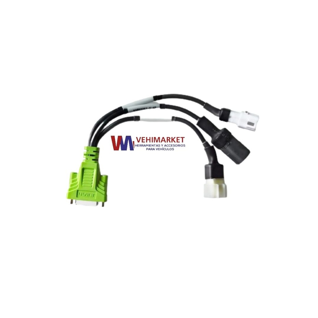 ESCANER UNIVERSAL  MOTO JDIAG M200 CON 24 CABLES PK M100 PRO MULTILINGÜE