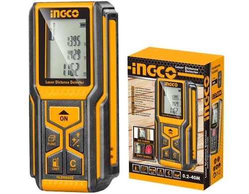 Medidor De Distancia Tipo Laser 635Nm Meonr 1Mw Clase 2 Ingco - Hldd0608