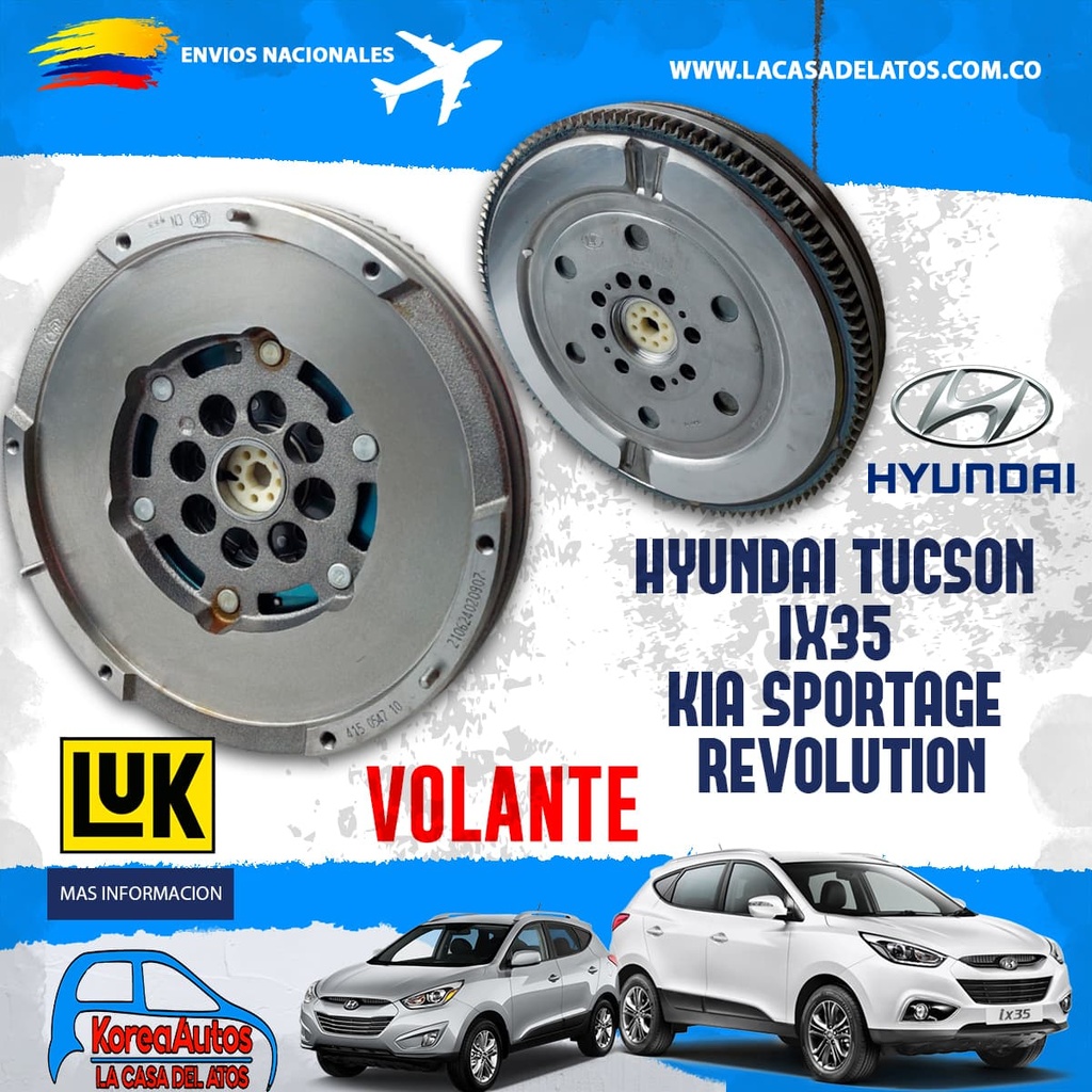 Volante Tucson Ix35 Kia Sportage Revolution Luk  415054710 110 Dientes 23200 2F000 - 0010305