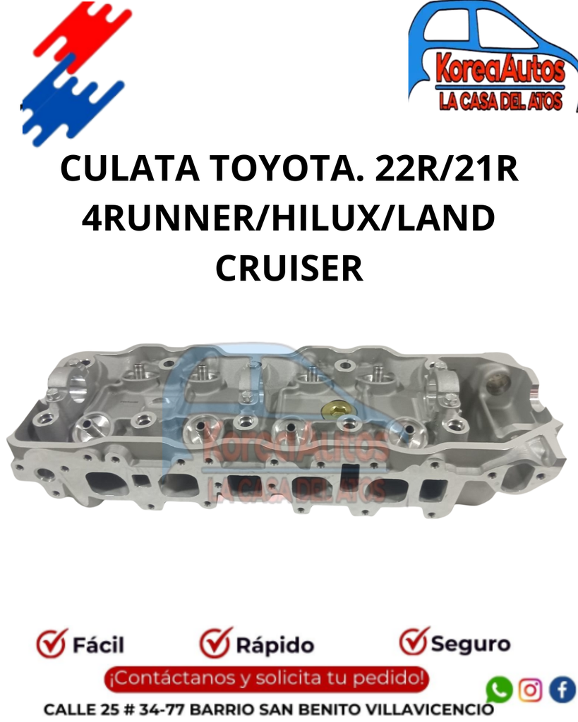 Culata Toyo Hylux 22 R Land Cruiser 90 Rj 70  11101-35060