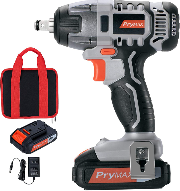 Pistola De Impacto Inalambrica 20V Con Bateria Y Cargador Mk Prymax