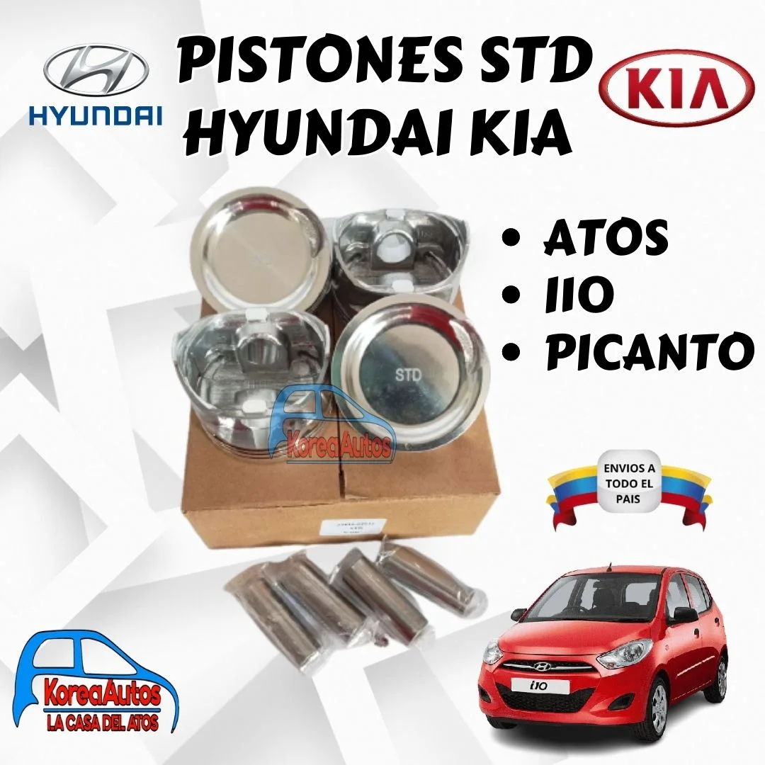 Pistones Huyndai Atos 1.1 Picanto I10 Std  23410-02932 Std