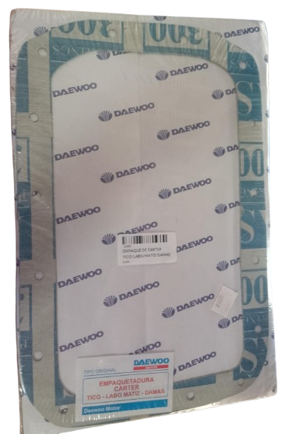 EMPAQUE DE CARTER TICO/LABO/MATIZ/DAMAS MK DAEWOO MOTOR