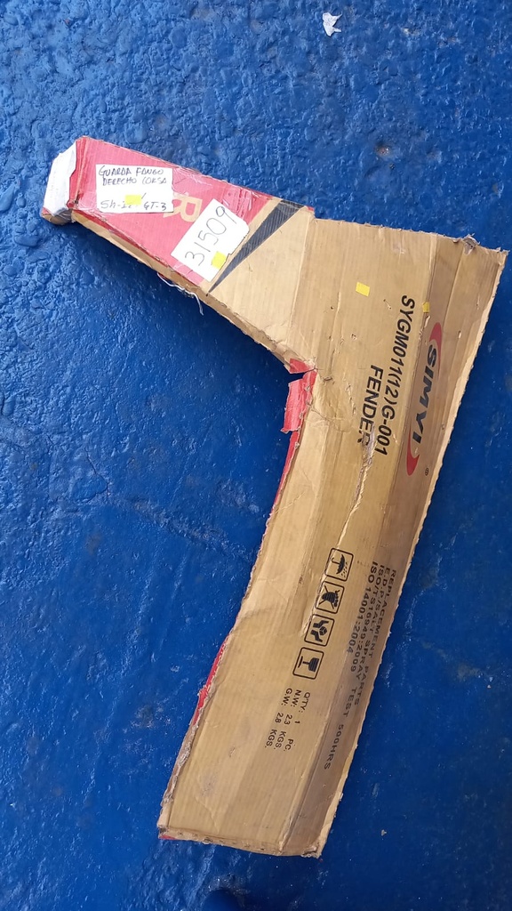 GUARDA FANGO DERECHO CORSA  -MK SIMYI 13A01213007550