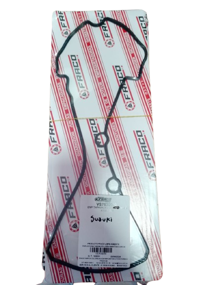 EMPAQUE TAPA VALVULAS  SUZUKI ALTO 1.0 /K10 MARCA FRACO VS7630050 k10