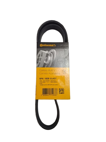CORREA ACCESORIOS FORD FIESTA TITANIUM / SKODA FABIA 2.0 8V 6PK1030 ACANALADA CONTINENTAL